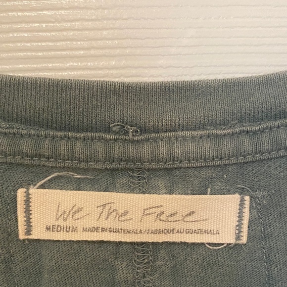 We The Free Green Long Sleeve Shirt - Picture 2 of 4